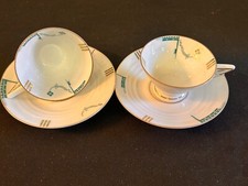 coppia A tazzine caffe art deco Mitterteich Bavaria anni 30 perfette