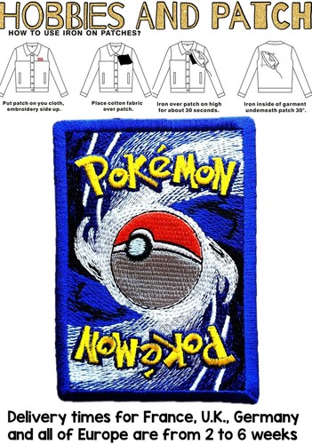 Patch pokémon carte traiding - carte,