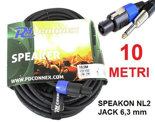 Cavo jack speakon metri - speakon,