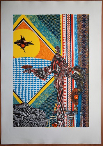 Serge stéphanie litho signée - stéphanie,