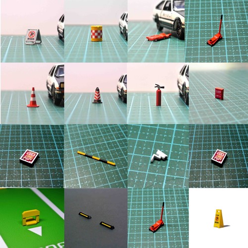 Diorama auto garage - diorama,