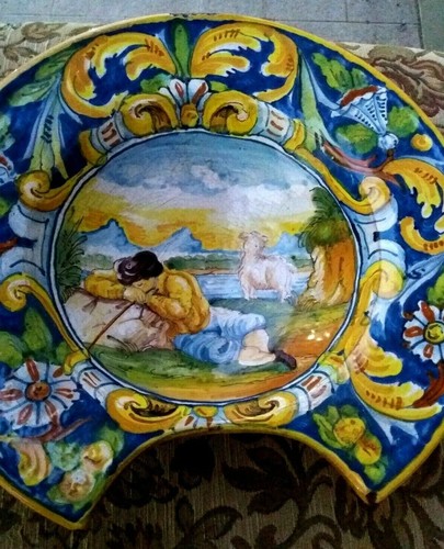 Antico piatto barba - antico, da