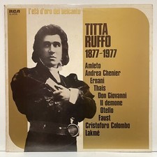 Titta Ruffo - 1877-1977; vinyl