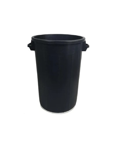 Bidone portarifiuti nero