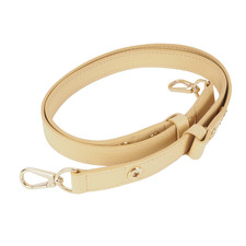 LOUIS VUITTON Banana Yellow / Gold tracolla in pelle NUOVO 65-112 cm