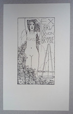 Fine Vienna Artist Bookplate