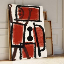 Paul Klee – Stampa su Tela Lock Smith – Quadri Moderni 90x60 cm – Arte Famosa