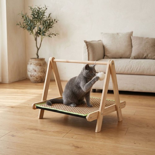 Amaca gatto legno - amaca, rattan