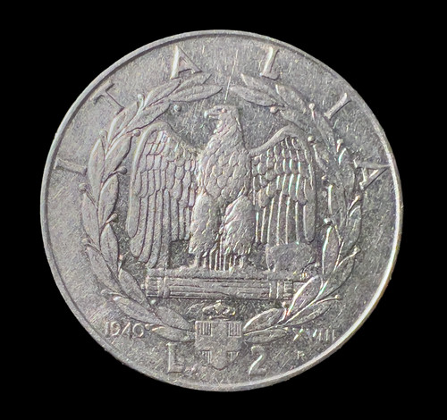Moneta lire 1940 italia - 1940,