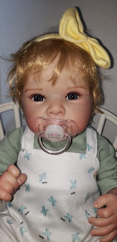 Bambola tipo reborn bionda - reborn,