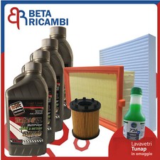 Kit Tagliando Fiat 500L 1.4 Benzina LPG 88KW 120CV 3 Filtri Aria Abitacolo 4Olio