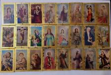 Lotto 24 Piccole  Icone Stampe su Legno  Santi,Collezione.Santini