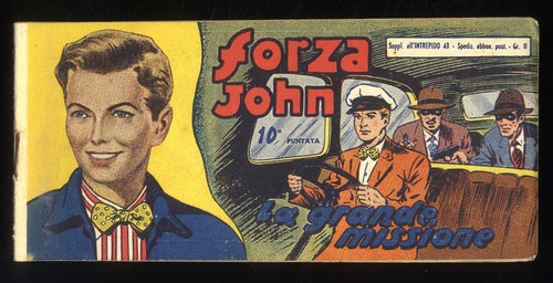 Fumetto striscia forza john - striscia,