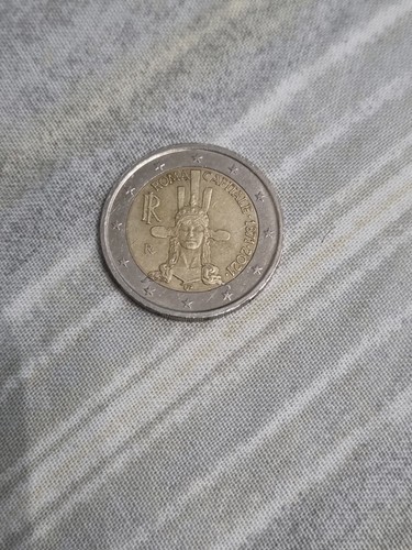 Moneta commemorativa euro - moneta,
