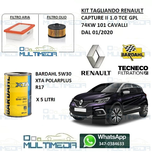 Kit tagliando filtri olio - kit,