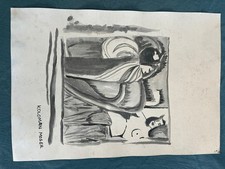 Koloman Moser disegno e quadro