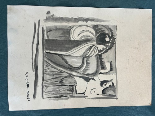 Koloman moser disegno quadro - disegno, e