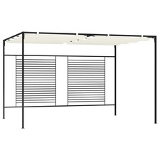 Gazebo con Tetto Retrattile Giardino 4x3x2,3 m 180 g/mÂ² Diversi Colori vidaXL