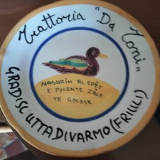 Piatto Del Buon Ricordo Anno 1986 Friuli Venezia Giulia
