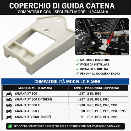 Guida catena yamaha xt600 - catena,