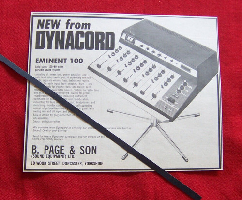 Dynacord eminent 100 reverb - eminent,