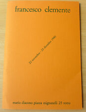 Francesco CLEMENTE Transavanguardia Mario Diacono Roma 1980 Specchio tagliato
