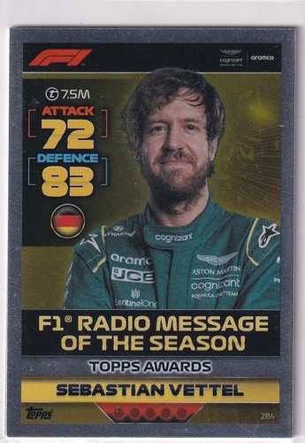 Carta topps turbo attax - f1,