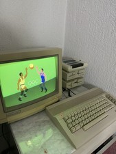 ⭐️commodore Gioco Basket e Calcio Floppy disk ? 2 Side X C64/C128 100 %Ok⭐️