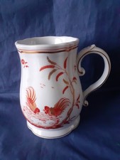 RICHARD GINORI-SERVIZIO GALLI ROSSI-GRANDE BOCCALE DA BIRRA-SERIE LIMITATA-1984