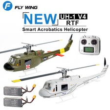 Fly Wing UH-1 V4 10CH GPS 3D Auto Return Hovering RC RTF Elicottero 2 Batterie