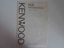 KENWOOD PS-31 (SOLO MANUALE