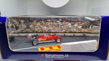 BRUMM AS47 1/43 F1 DIORAMA FERRARI 126 C2 GILLES VILLENEUVE IMOLA GP 1982 RARE
