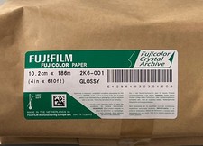 Fujifilm Bobina Carta fotografica colori 10.2 cm X 186 m produz. 2021 MINILAB