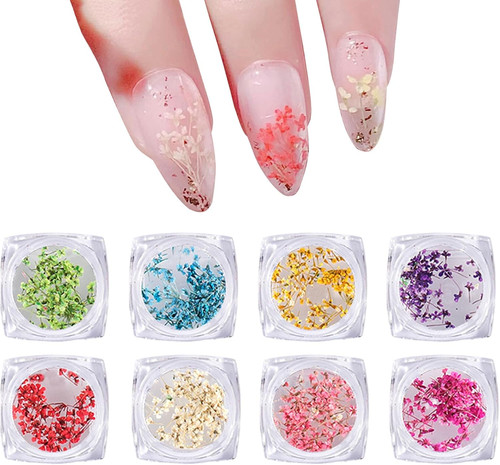 Fiori secchi per nail art - per, 8