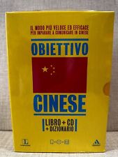 OBIETTIVO CINESE LIBRO + CD + DIZIONARIO sigillato 