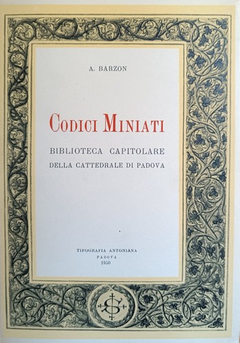 Barzon codici miniati - a.,