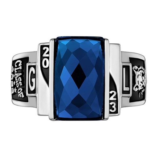 Anello classe college argento