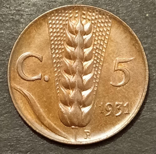 Centesimi lire spiga 1931 - centesimi,
