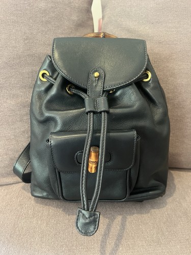 Zaino gucci bamboo originale - gucci,