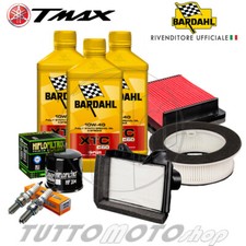 KIT TAGLIANDO OLIO BARDAHL XTC FILTRI CANDELE YAMAHA T-MAX 530 2017 2018 2019