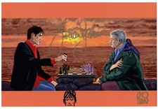 Angelo Stano e Tiziano Sclavi Foto Autografata Signed Photo Autografo Dylan Dog