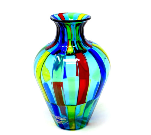 Vaso firmato vetro - vaso,