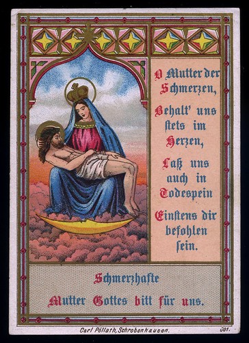 Antico santino cromo - cromo-holy, card