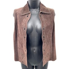 Coldwater Creek Brown Suede