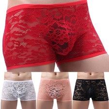 Slip boxer pizzo trasparente