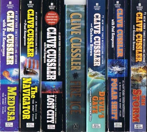 Clive cussler set 9 books - cussler,