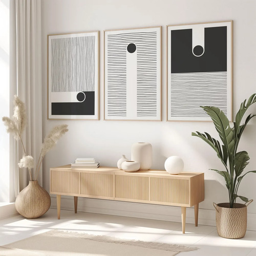 Set bauhaus arte stampa - set, su