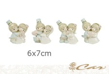 Sposi Sposini statuina In resina lucida 6x7 cm 1 A SCELTA 03KM