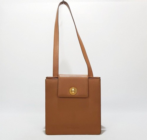 Bulgari leather shoulder bag - bulgari,