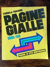 Elenco Pagine Gialle L'Aquila Teramo - 1991/92